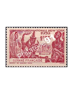 GUYANE, n° 150 charnière, collection timbres Colonies