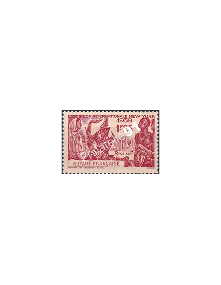 GUYANE, n° 150 charnière, collection timbres Colonies