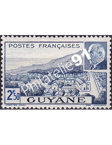 GUYANE, n° 173 charnière, collection timbres Colonies