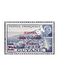 GUYANE, n° 177 charnière, collection timbres Colonies