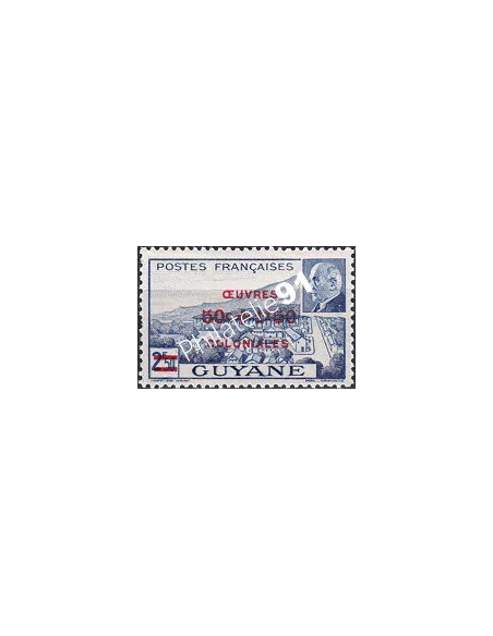 GUYANE, n° 177 charnière, collection timbres Colonies