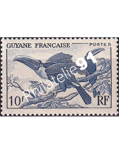 GUYANE, n° 213 neuf, collection timbres Colonies