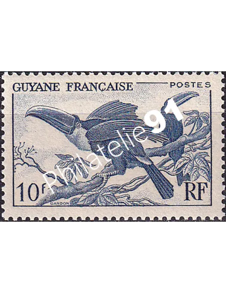 GUYANE, n° 213 neuf, collection timbres Colonies