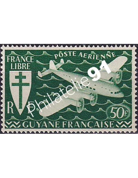 GUYANE, PA n° 26, collection timbres Colonies