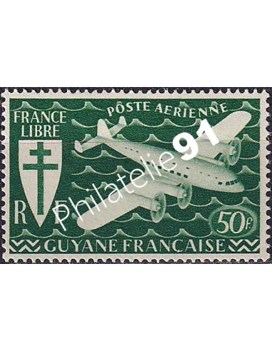 GUYANE, PA n° 26 charnière, collection timbres Colonies