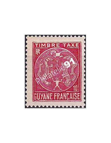 GUYANE, Timbre-taxe n° 22 neuf, collection timbres Colonies
