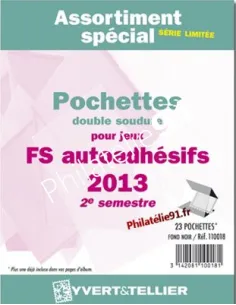 Assortiment de pochettes : 2013-2e sem. (Jeux Autoadhésifs)