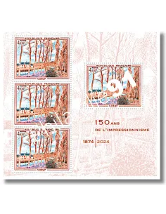 Feuille n°5789 - Paris-Philex 2024, impressionnisme, timbres de France