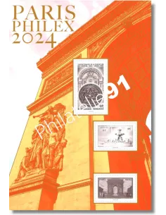 F5786 - Paris-Philex 2024, collection de timbres de France