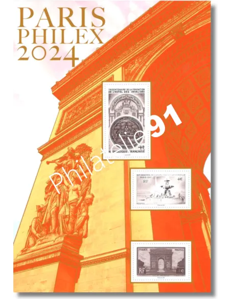 F5786 - Paris-Philex 2024, collection de timbres de France