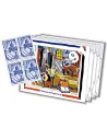 Diorama Naissance de l'imprimerie, timbres de France