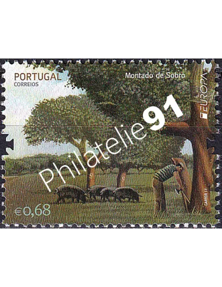 Portugal, n° 3602, collection timbres Europa