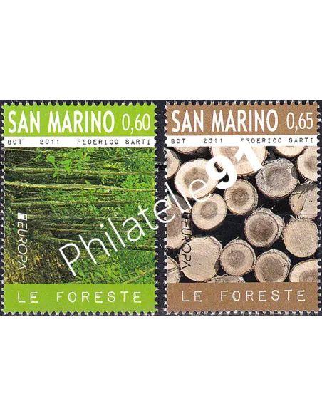ST-MARIN, n° 2265 à 2266, collection timbres Europa