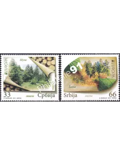Serbie, n° 398 à 399, collection timbres Europa
