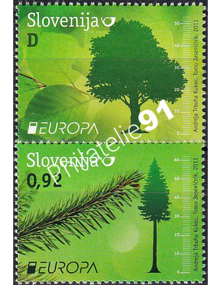 Slovénie, n° 741 à 742, timbres Europa