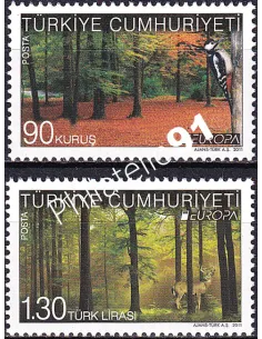 Turquie, n° 3559 à 3560, collection timbres Europa