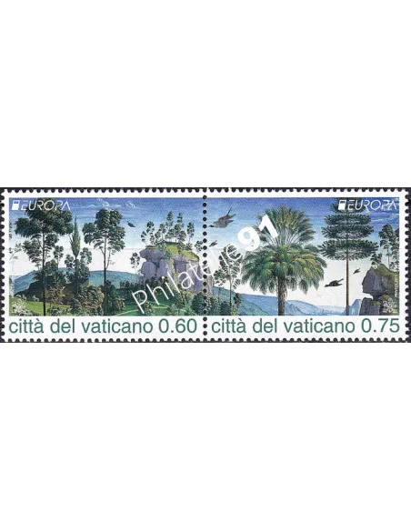 Vatican, n° 1557 à 1558, collection timbres Europa