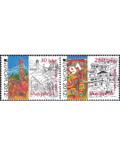 Albanie, n° 3074 à 3075, Paire, timbres Europa