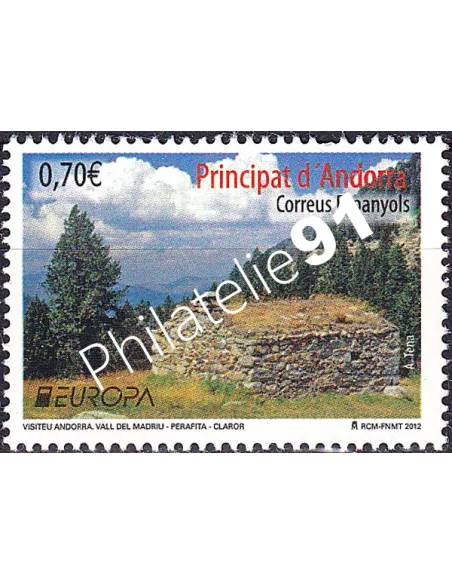 Andorre espagnol, n° 379, collection timbres Europe