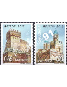 Bulgarie n° 4310a à 4311a, Issus de carnet, collection timbre Europa