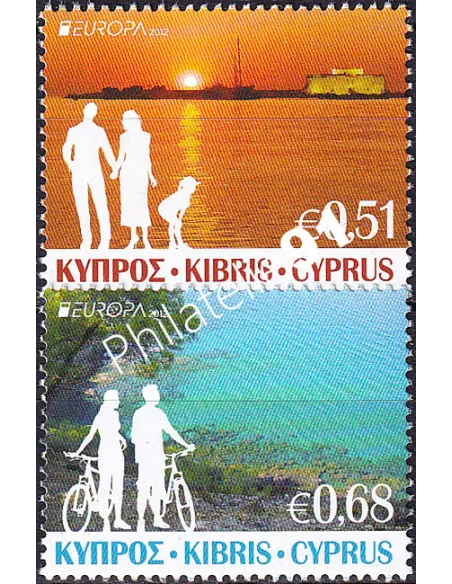 Chypre, n° 1245 à 1246, collection timbres Europa