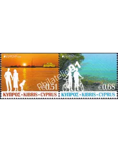 Chypre, n° 1245a à 1246a, paire de carnet, collection timbres Europa