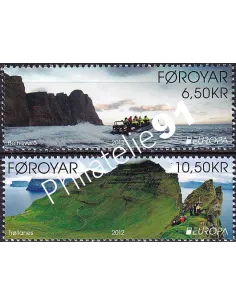 Iles Féroé, n° 745 à 746, collection timbres Europa