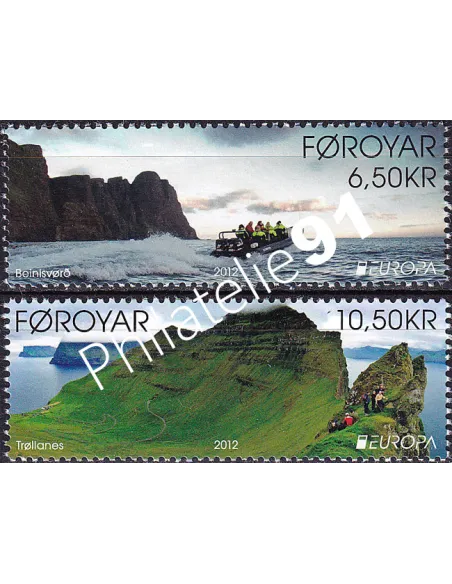 Iles Féroé, n° 745 à 746, collection timbres Europa