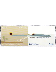 Grèce, n° 2623 à 2624, en paire, collection timbres Europa