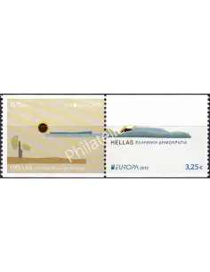 Grèce, n° 2623a à 2624a, en paire, collection timbres Europa