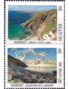 Guernesey n° 1388 à 1389, collection timbres Europa
