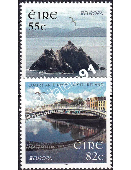 Irlande, n° 2017 à 2018, collection timbres Europa