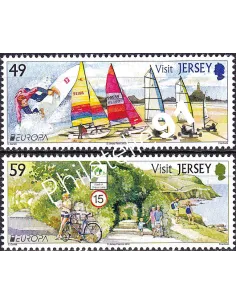 Jersey, n° 1700 à 1701, collection timbres Europa