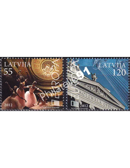 Lettonie, n° 808 à 809, timbres Europa
