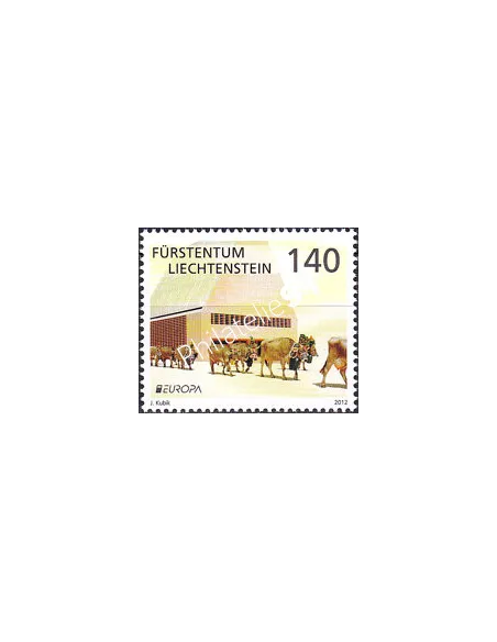 Liechtenstein, n° 1565, collection timbres Europa