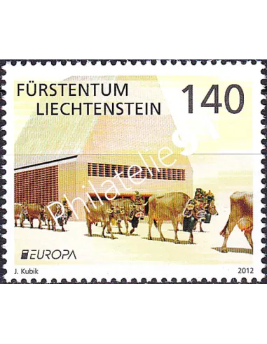 Liechtenstein, n° 1565, collection timbres Europa