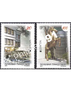 MACÉDOINE, n° 603 à 604, collection timbres Europa
