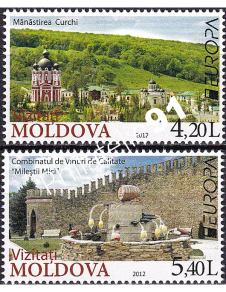 Moldavie, n° 684 à 685, collection timbres Europa