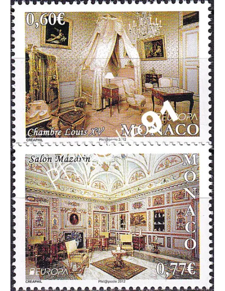 MONACO, n° 2827 à 2828, Collection timbres Monaco