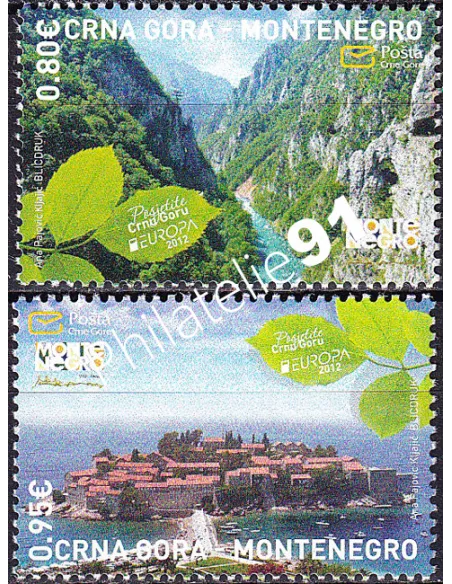 Monténégro n° 312 à 313, collection timbres Europa