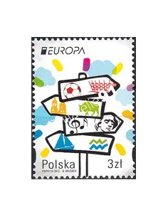 Pologne, n° 4276, collection timbres Europa