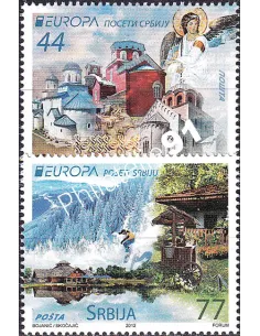 Serbie, n° 453 à 454, collection timbres Europa