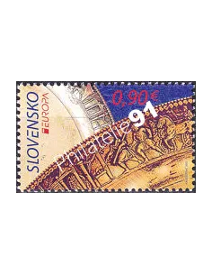 Slovaquie, n° 595, collection timbres Europa