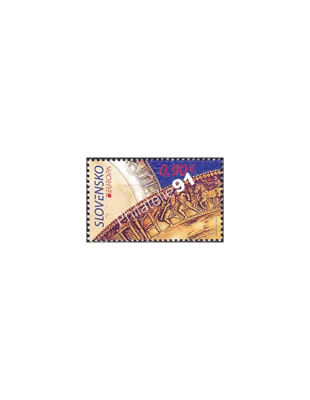 Slovaquie, n° 595, collection timbres Europa