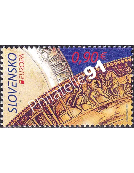 Slovaquie, n° 595, collection timbres Europa
