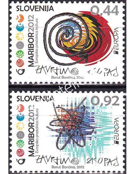 Slovénie, n° 791 à 792, timbres Europa