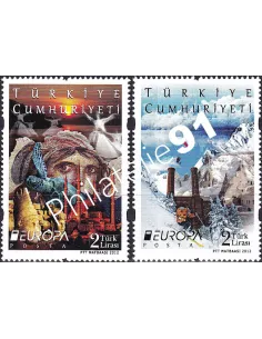 Turquie, n° 3617 à 3618, collection timbres Europa
