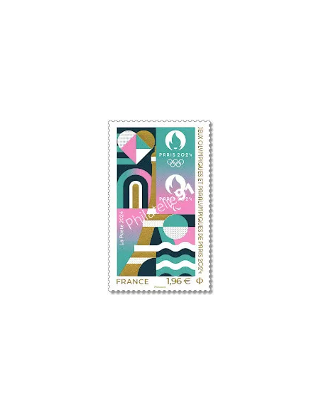 Timbre 5767 Jeux Olympiques & Paralympiques de Paris 2024, timbres France