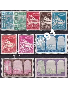 Algérie, n° 78 à 85 charnière, Timbres colonies francaises