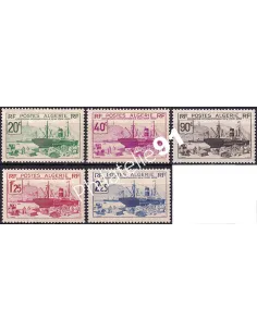 Algérie, n° 153 à 157 , Timbres colonies francaises